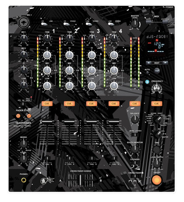 Pioneer DJ DJM 700 Skin Ridge Black